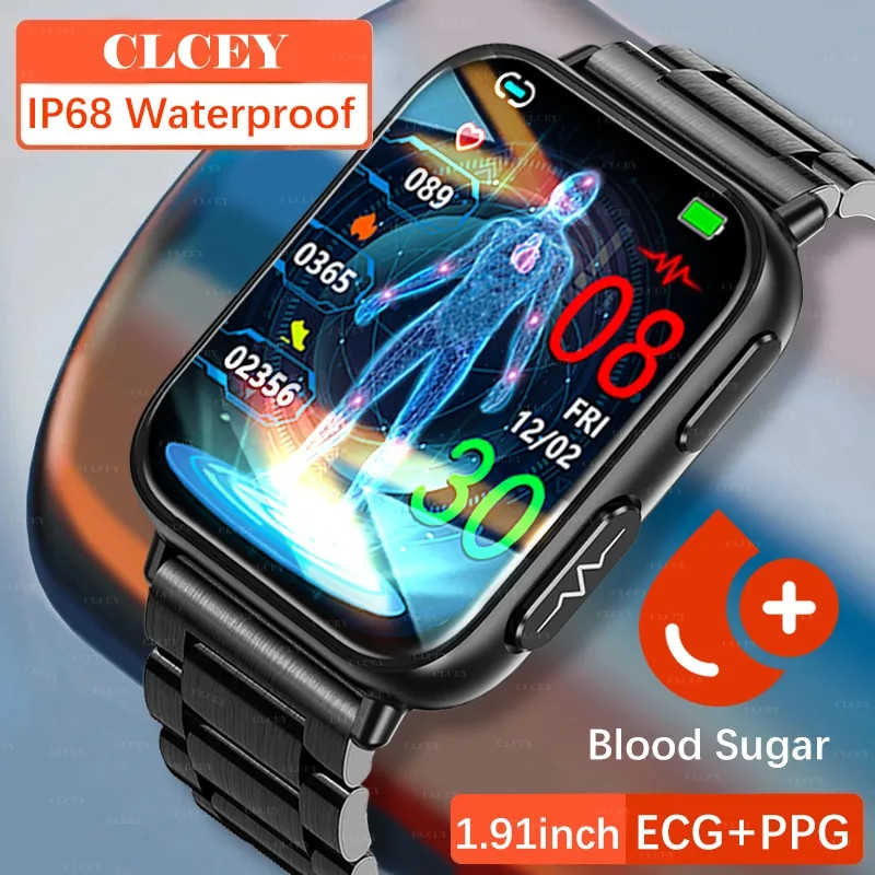 new arrival medical grade Blood Sugar Heart Rate Blood Pressure Fitness Sports Watch