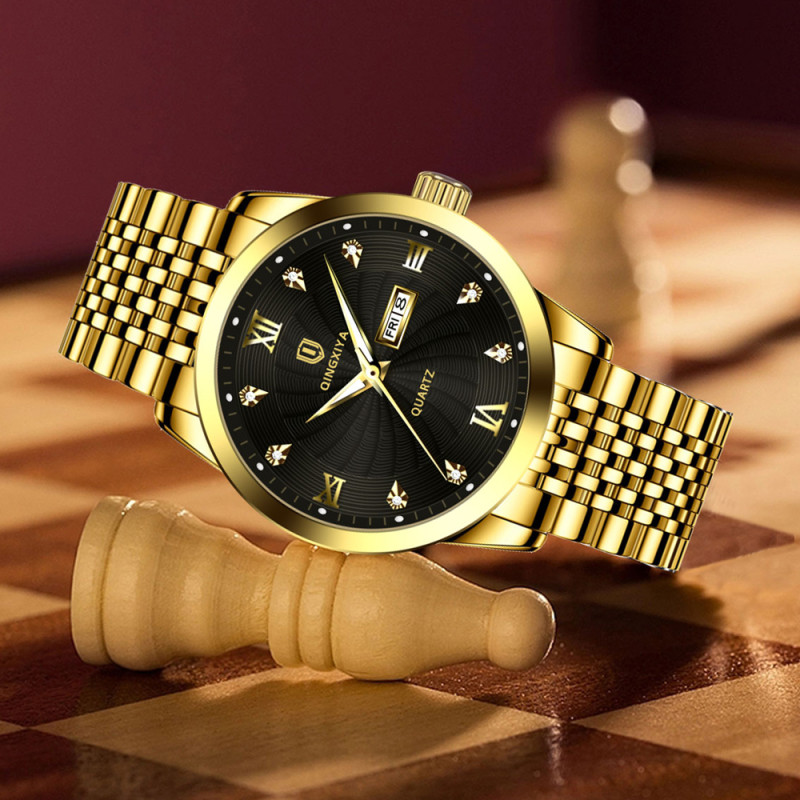 new arrival men's waterproof formal watch