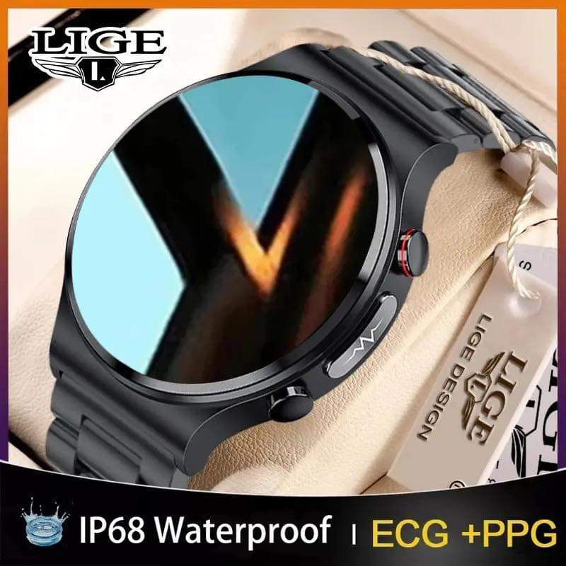 (ডায়াবেটিস মাপার ঘড়ি)Blood Glucose Blood Pressure Oxygen Temperature Monitor watch