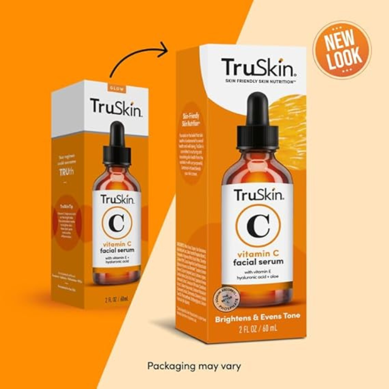 অরিজিনাল TruSkin (ট্রু স্কিন) ভিটামিন সি ফেসিয়াল serum (সিরাম) হাইড্রলিক এসিড এবং ভিটামিন ই সাথে