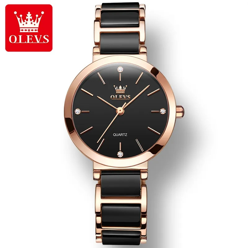 olevs 5877 ceramic watch for ladies