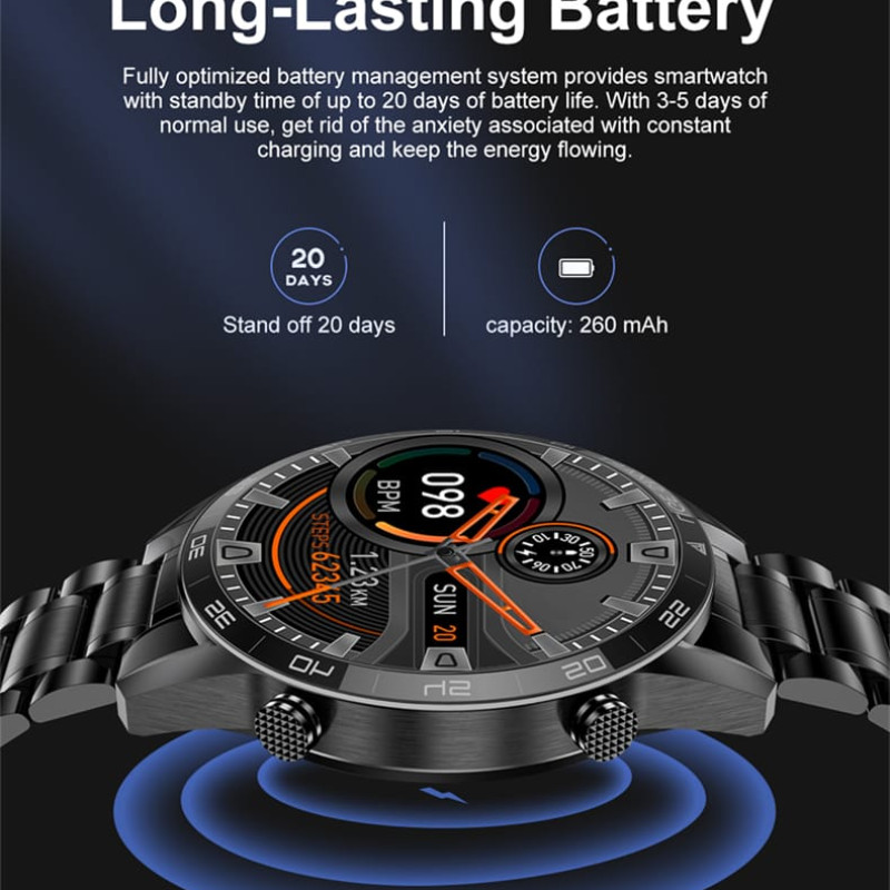New Smart Watch Men Bluetooth Call Watch IP67 Waterproof Sports Fitness Watch