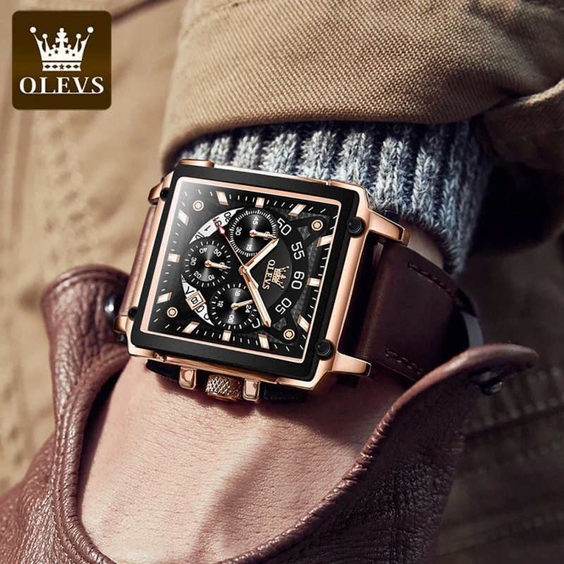 olevs men chronograph watch for fashion