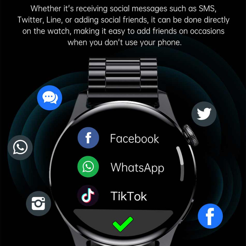 lige bluetooth call smart watch for unix gender