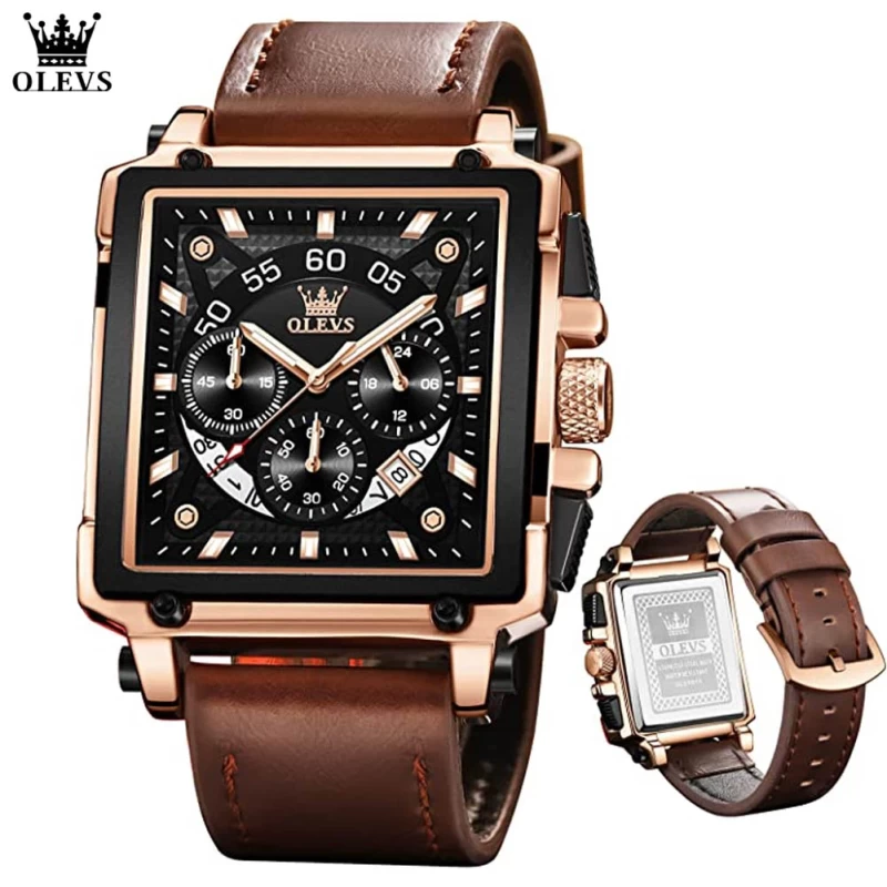 olevs men chronograph watch for fashion