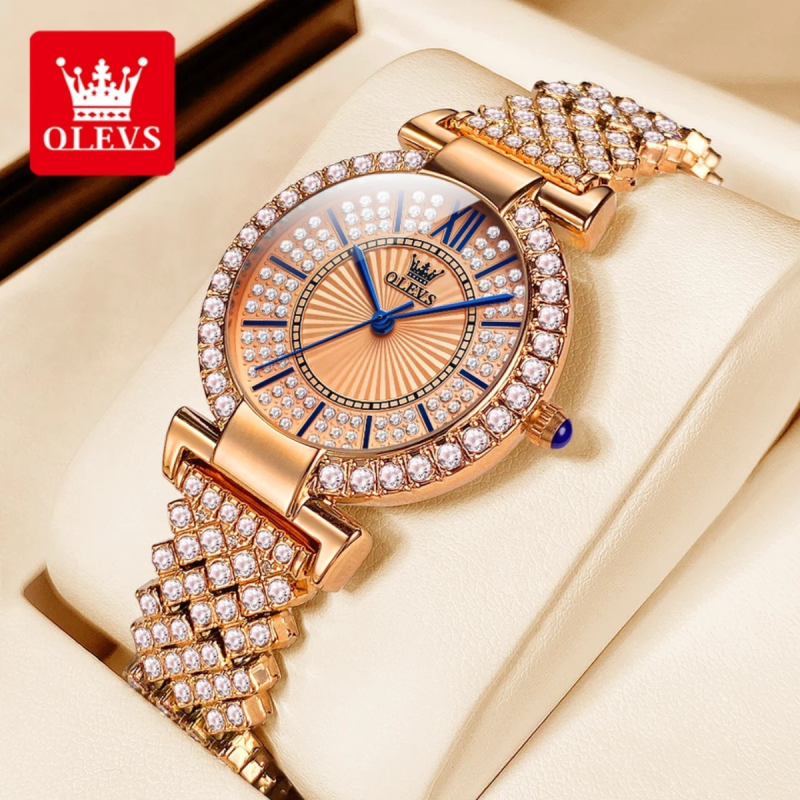 9942 olevs ladies party wear waterproof watch