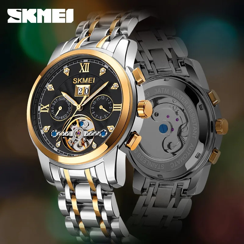 skmei mechanical watch for men