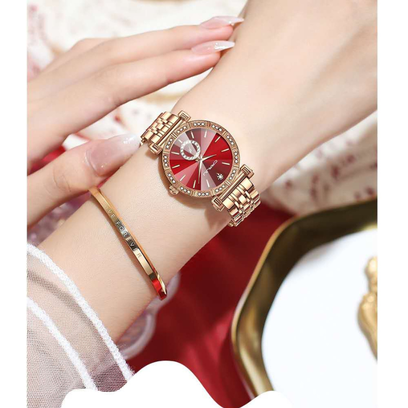 Diamond  ladies party wear waterproof watch