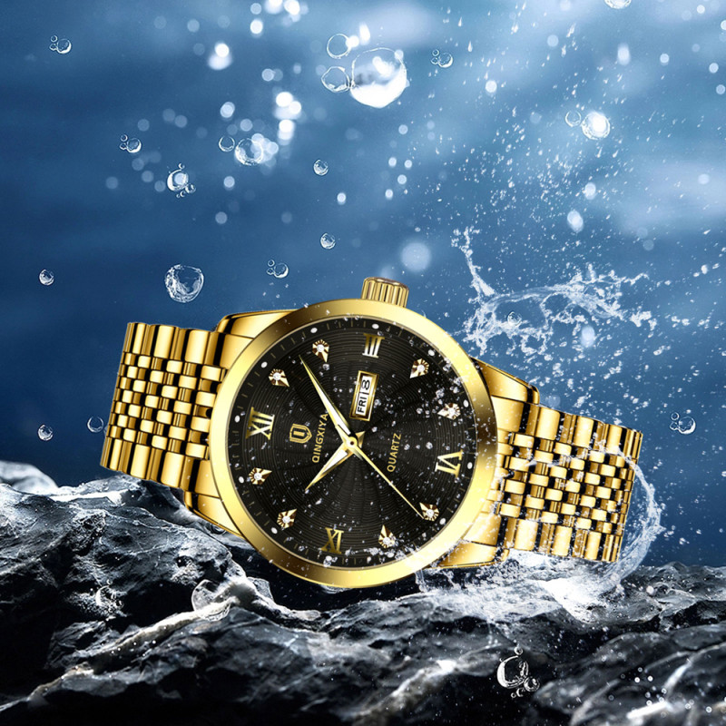 new arrival men's waterproof formal watch