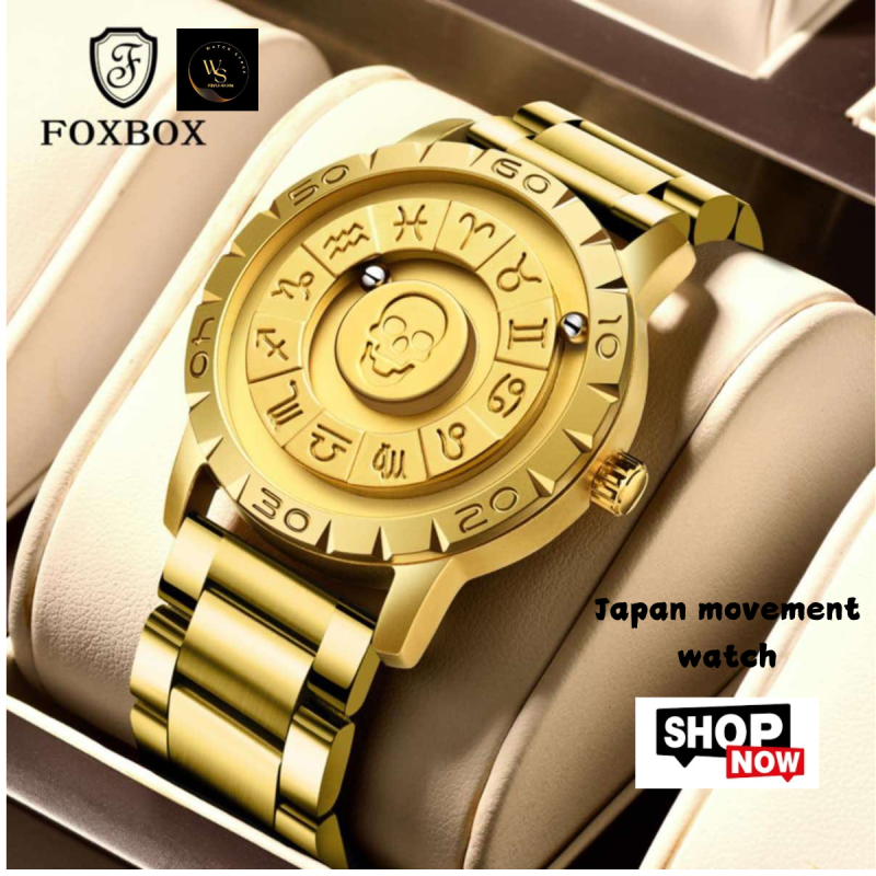 new arrival electroplated waterproof megnatic watch for men