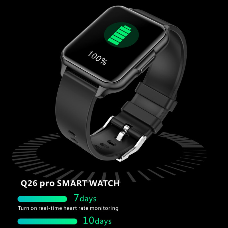 Body Temperature Blood Oxygen Flashlight Custom Watch Face IP68 Waterproof Smartwatch For