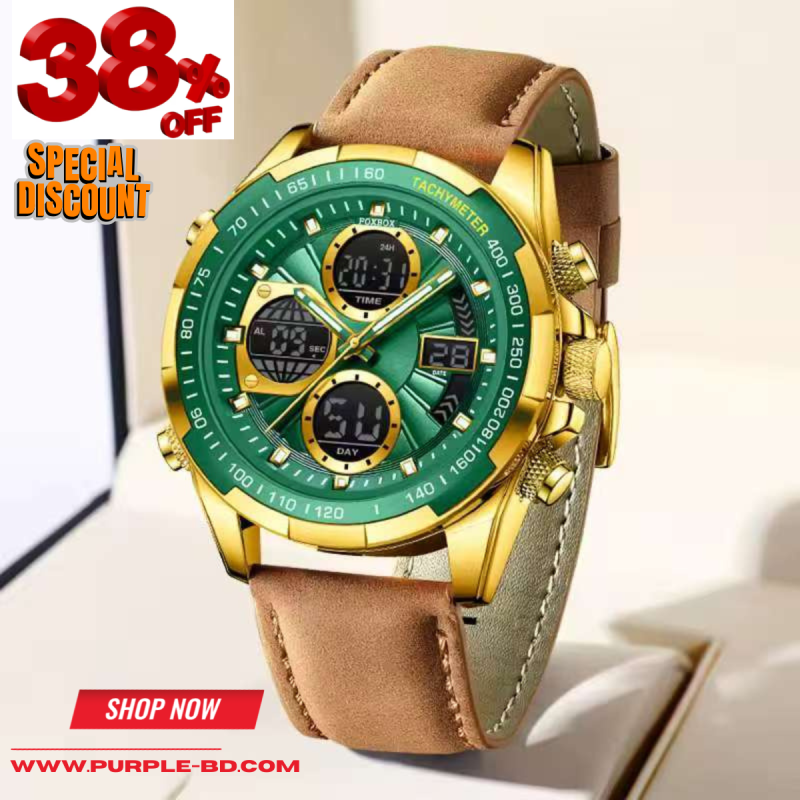 Foxbox-FB0080  ana digital sports watch