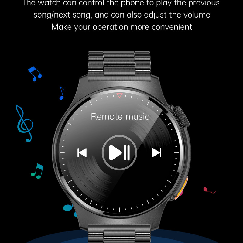 LIGE ECG+PPG Health Monitoring Bluetooth Call Smart Watch