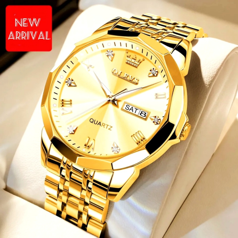 9931 olevs diamond cad watch for men
