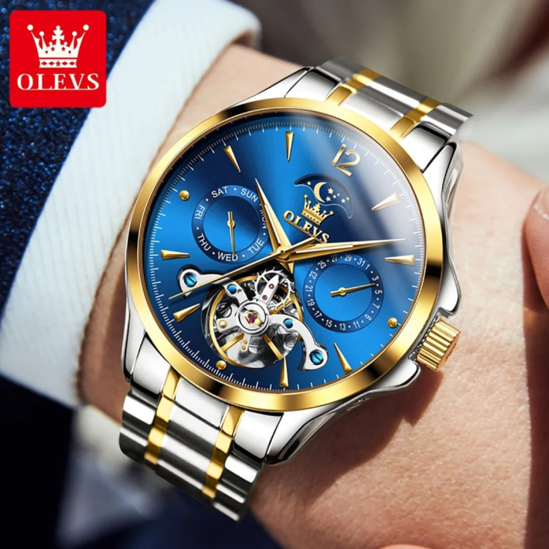 olevs 6663 automatic mechanical watch for men