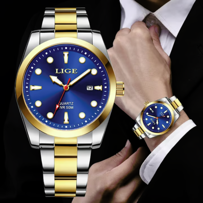 LG89127 blue premium watch for men