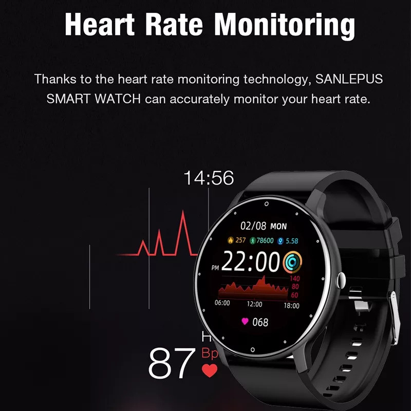 bw0223 lige smart watch for unix genser