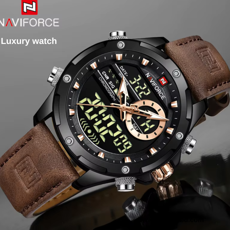 Naviforce 9208 L - Black Brown