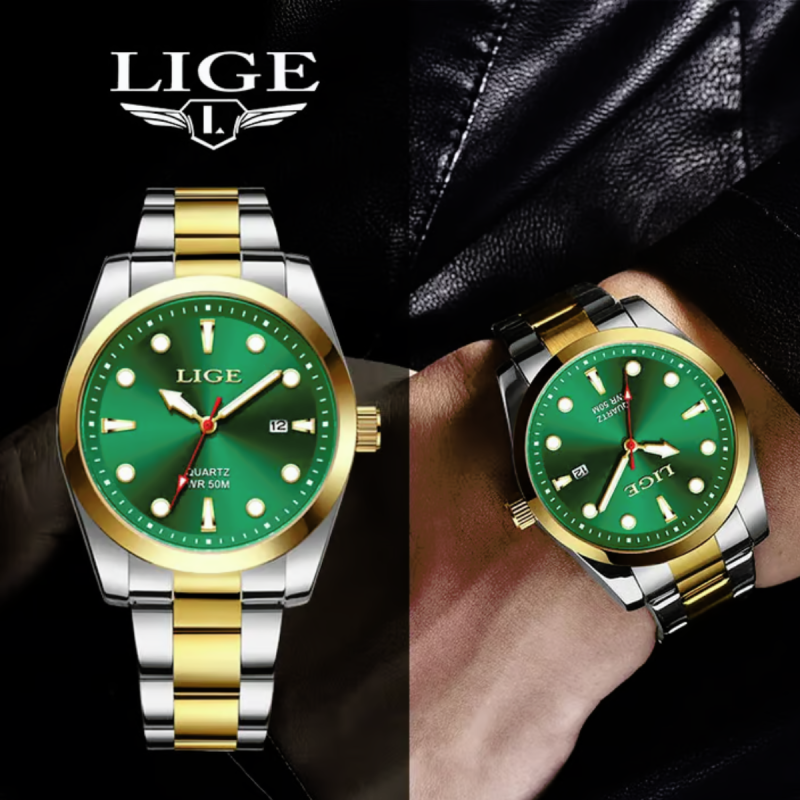 new arrival Lige luxury watch for men