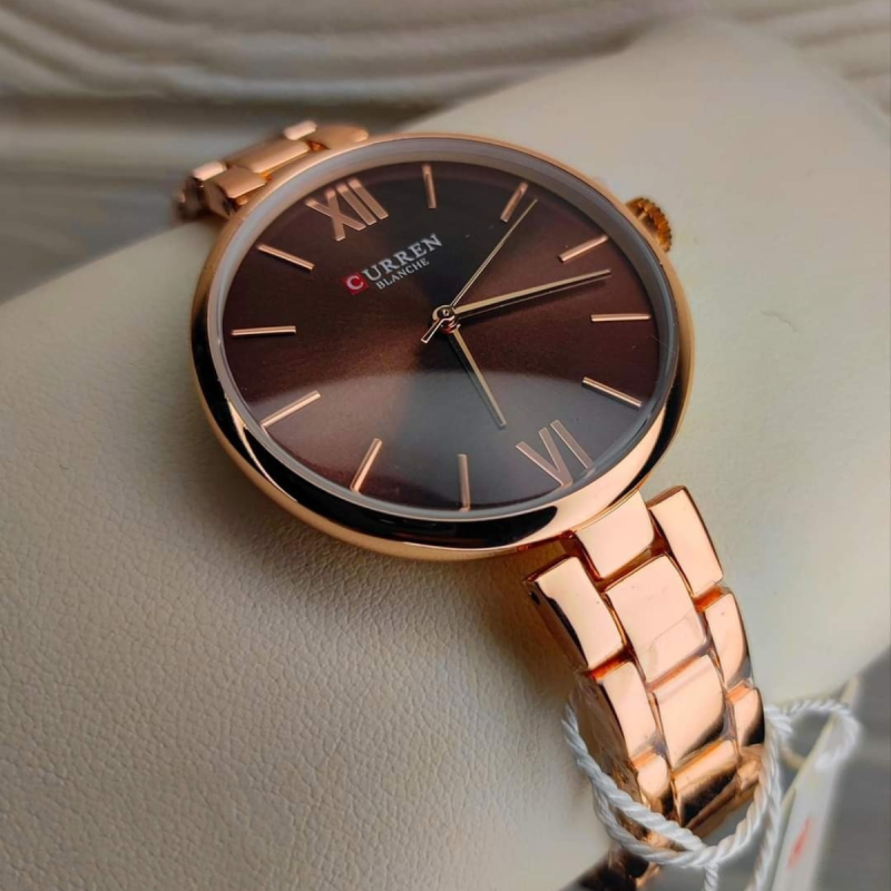curren fashionable ladies watch with 1 year warranty