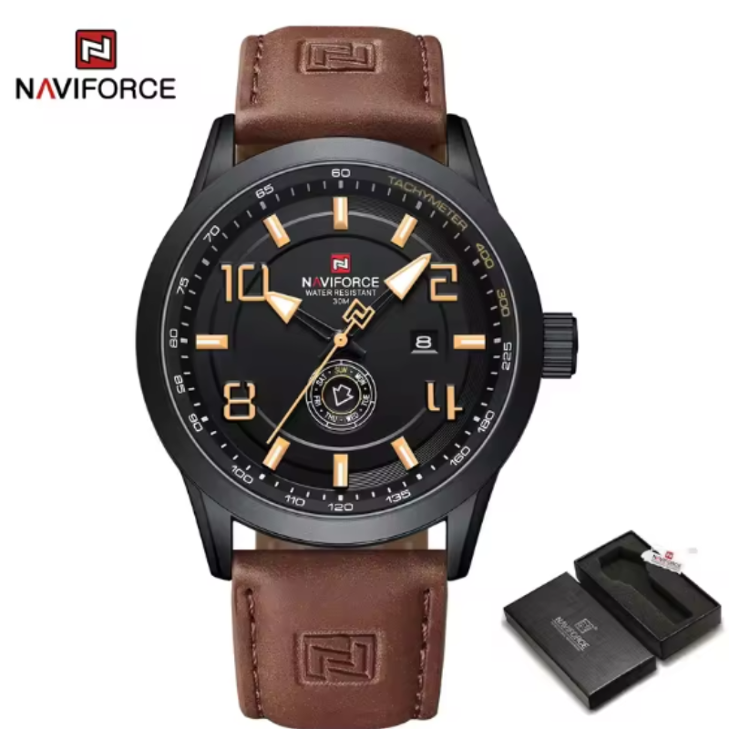 NF9229 NAVIFORCE Fashion  brown and black
