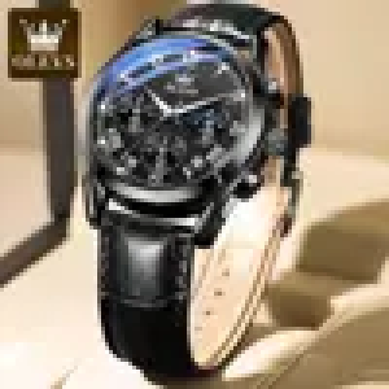 olevs 2871 genuine leather belt watch