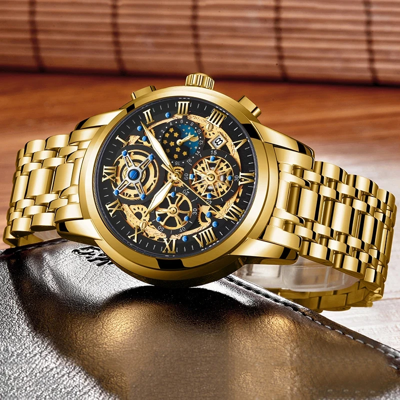 Luxury chronograph watch for men