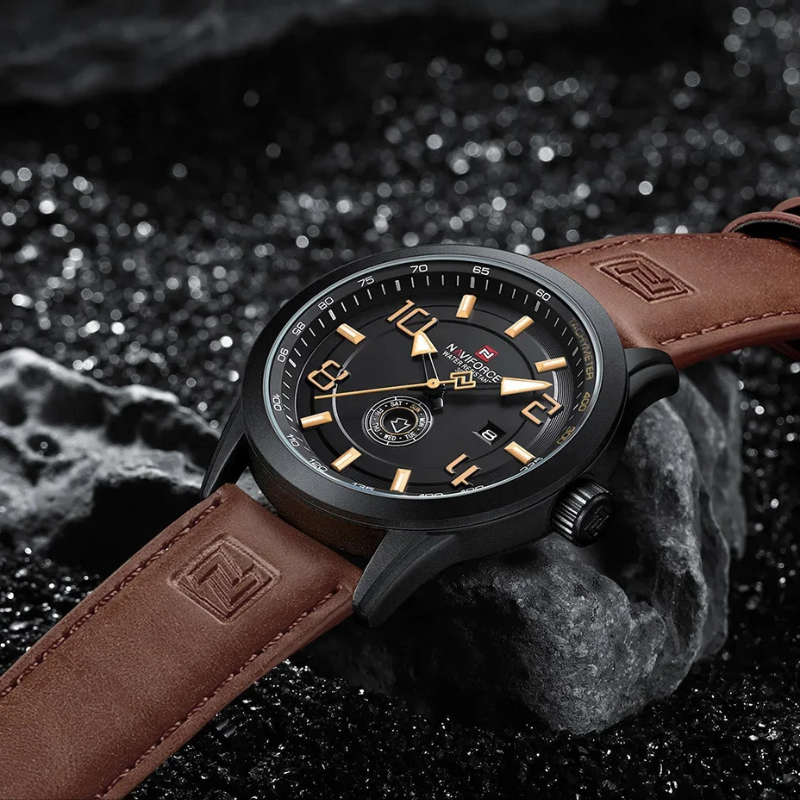 NF9229 NAVIFORCE Fashion  brown and black