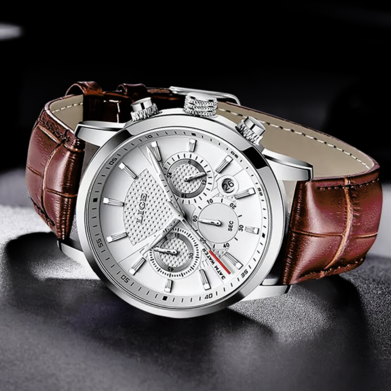 9866 lige chronograph watch for men