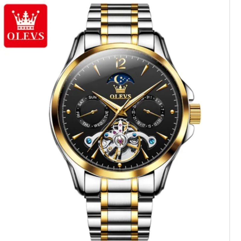 6663 olevs men's automatic watch for business
